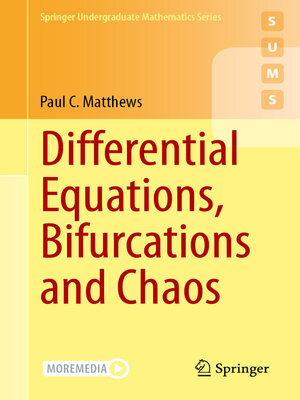 cover image of Differential Equations, Bifurcations and Chaos
